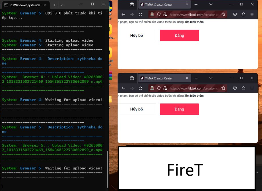 TikTok Auto Uploader